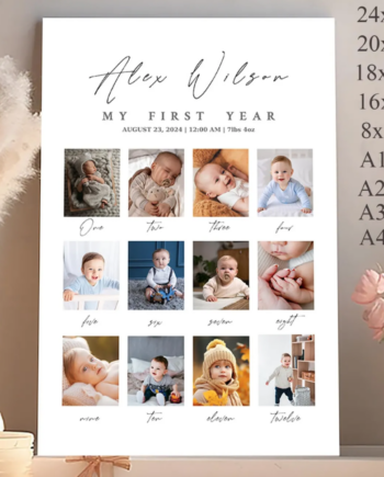 Első évem baba poszter